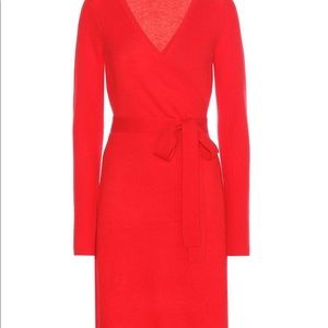 DVF Wool and Cashmere Blend Wrap Dress